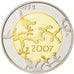 Finland, 5 Euro, 2007, Vantaa, KM:146, MS(65-70), Bi-Metallic