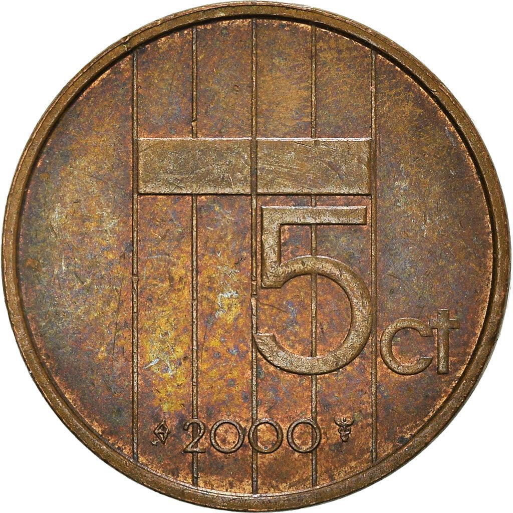 Moeda, Países Baixos, 5 Cents, 2000