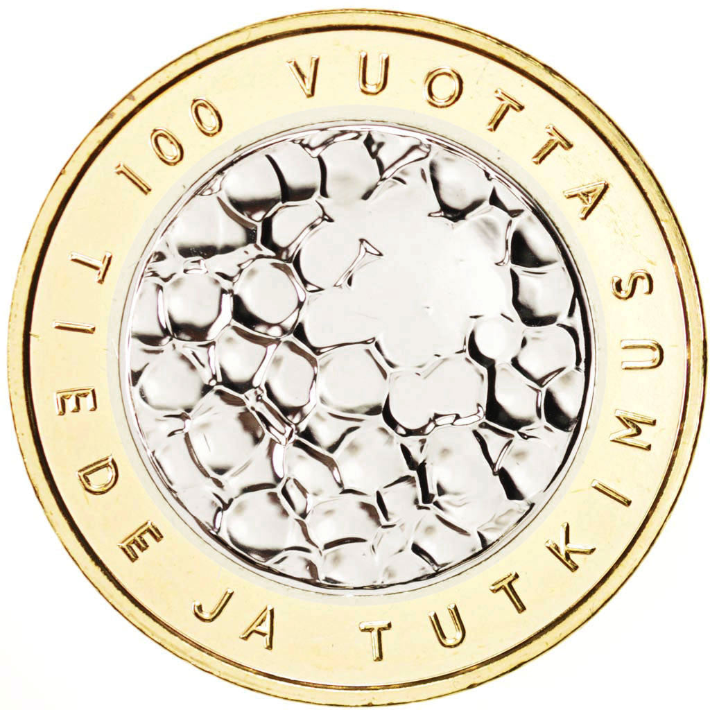 Finland, 5 Euro, 2008, Vantaa, KM:141, MS(65-70), Bi-Metallic