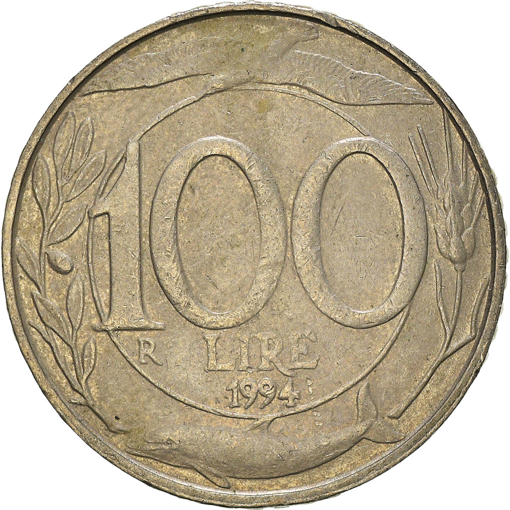 Coin, Italy, 100 Lire, 1994