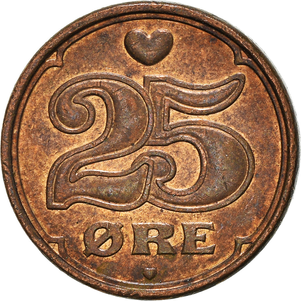 Munten, Denemarken, 25 Öre, 2002