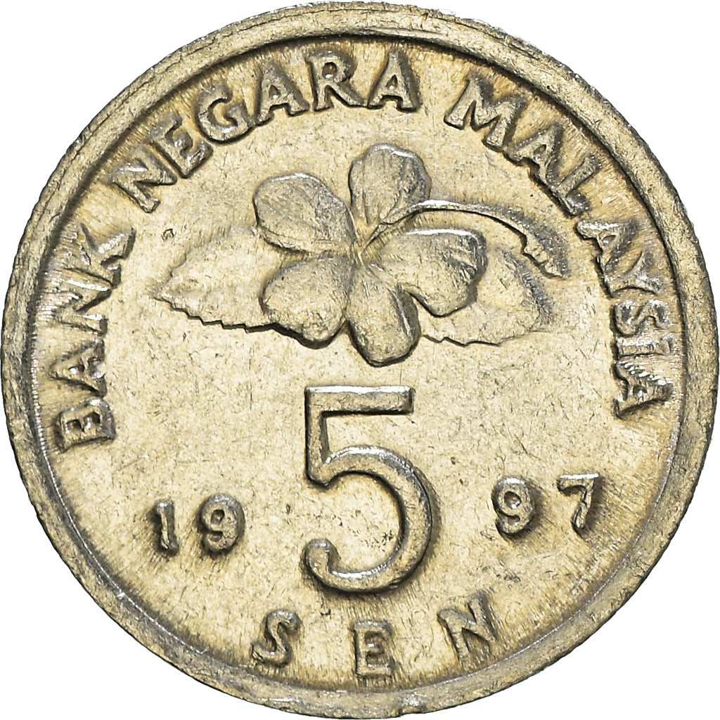 Moeda, Malásia, 5 Sen, 1997