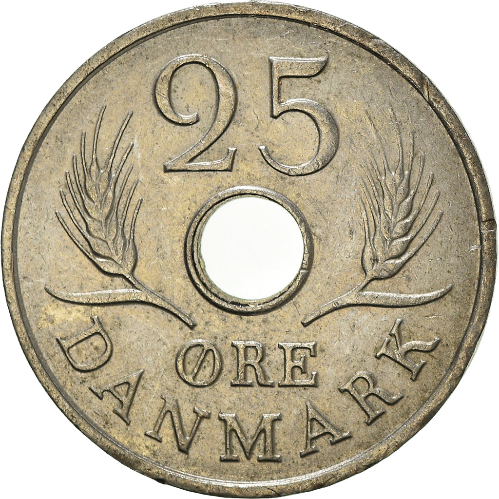 Moneta, Dania, 25 Öre, 1966