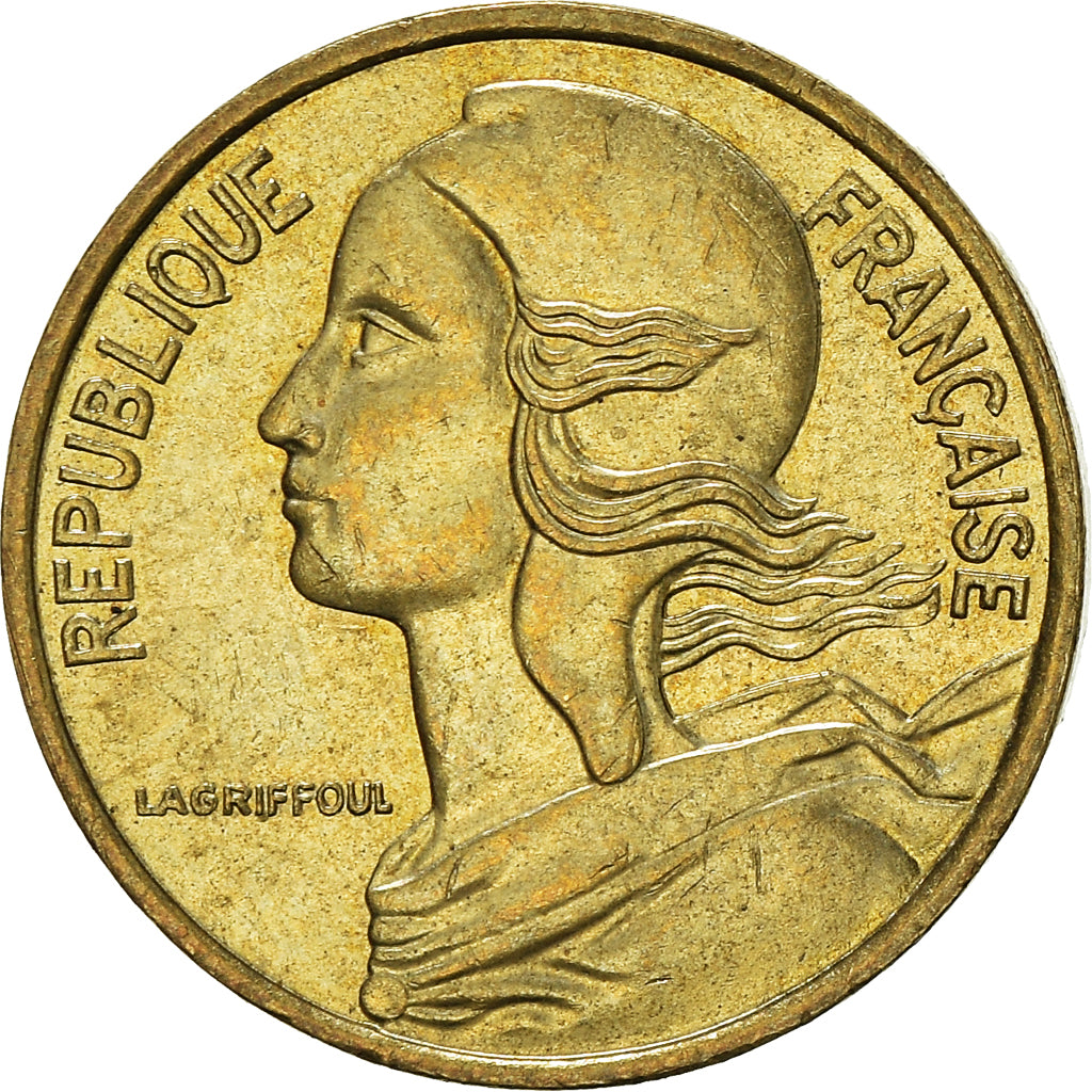 Moneda, Francia, 5 Centimes, 1988