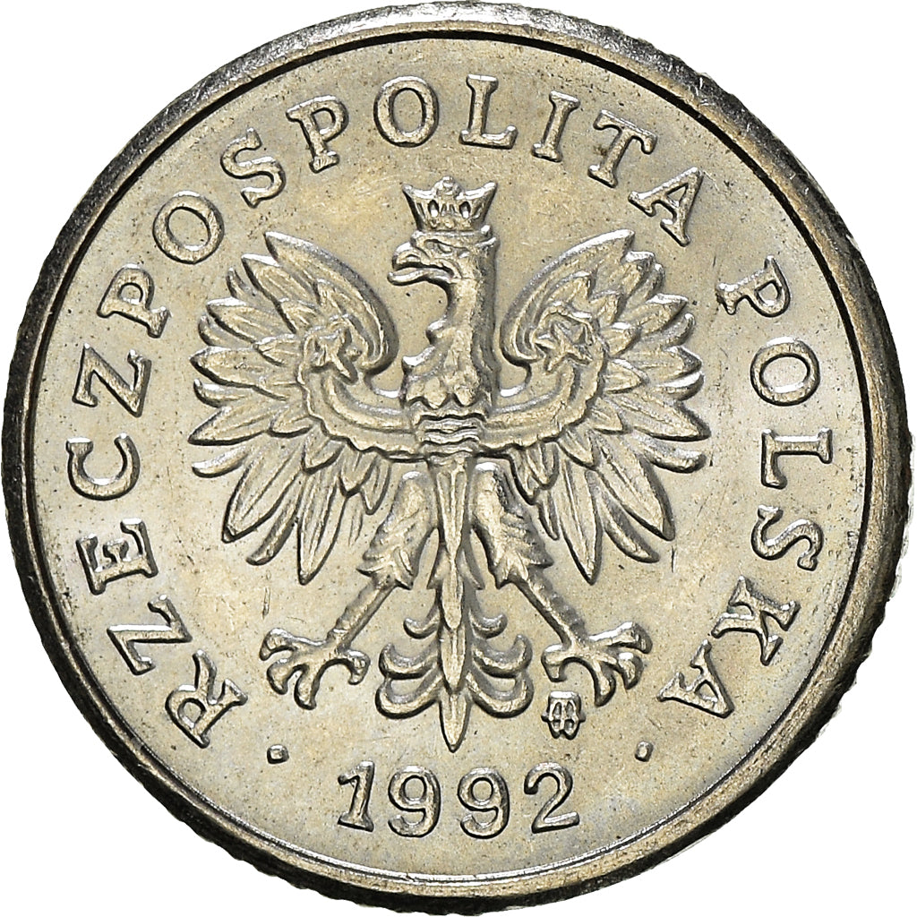 Moneta, Polonia, 10 Groszy, 1992