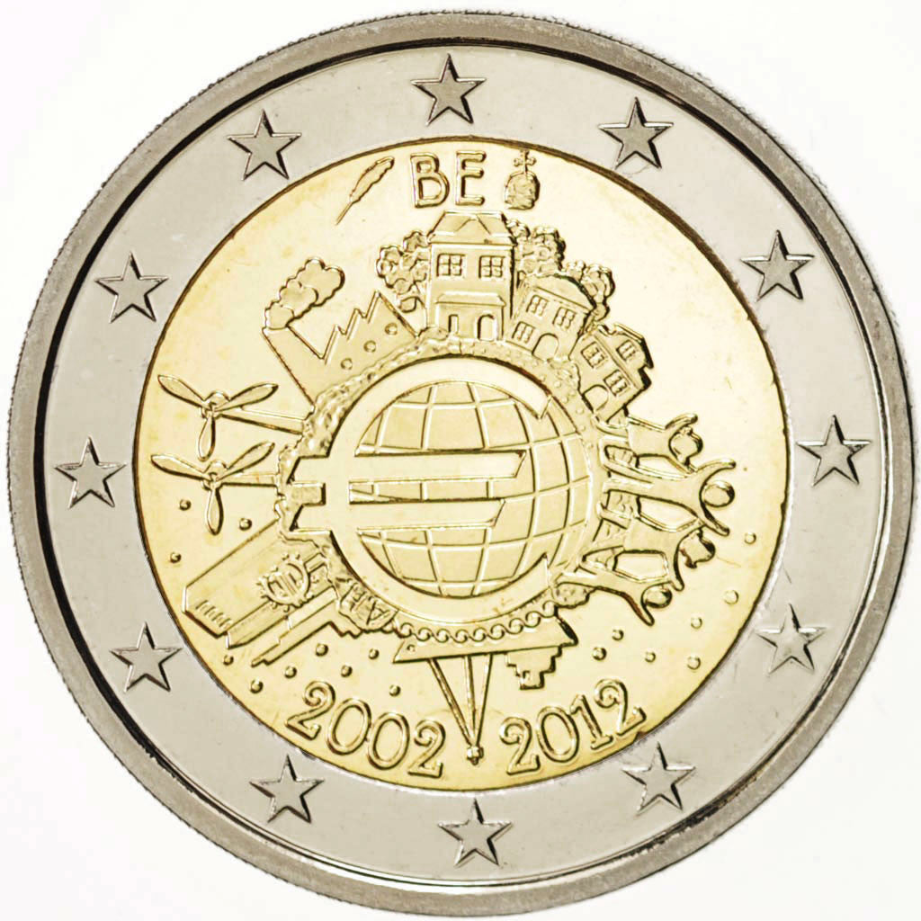 Bélgica, 2 Euro, 2012, FDC, Bimetálico, KM:315