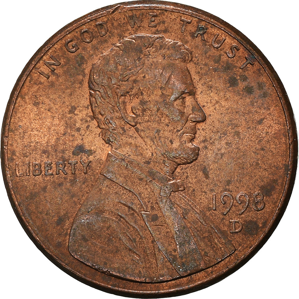 Monnaie, États-Unis, Cent, 1998