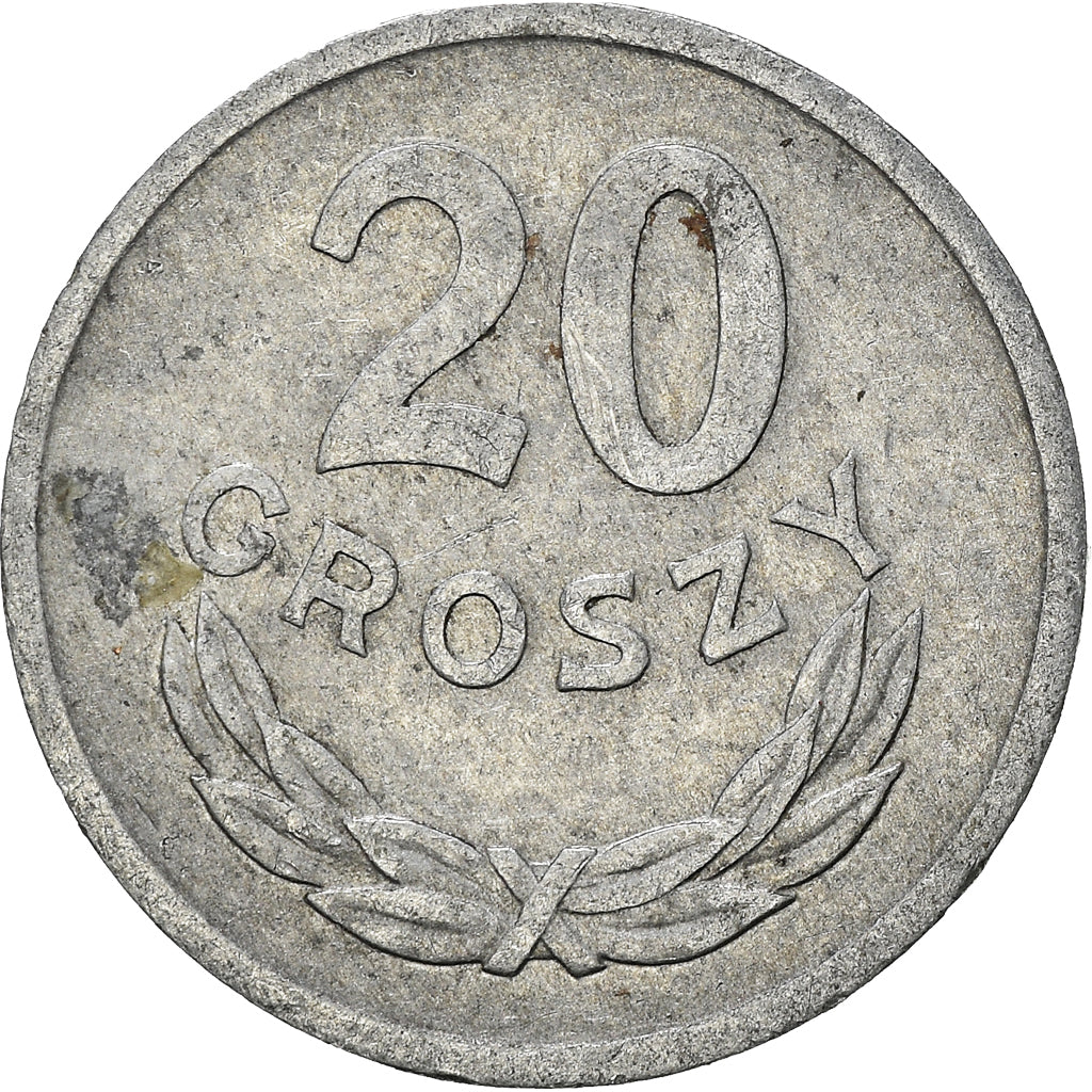 Moeda, Polónia, 20 Groszy, 1973