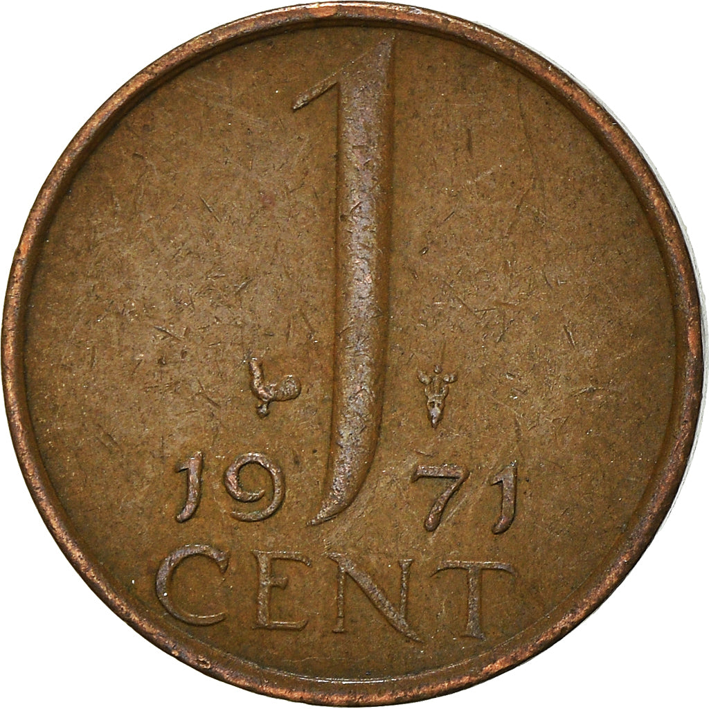Moneta, Paesi Bassi, Cent, 1971