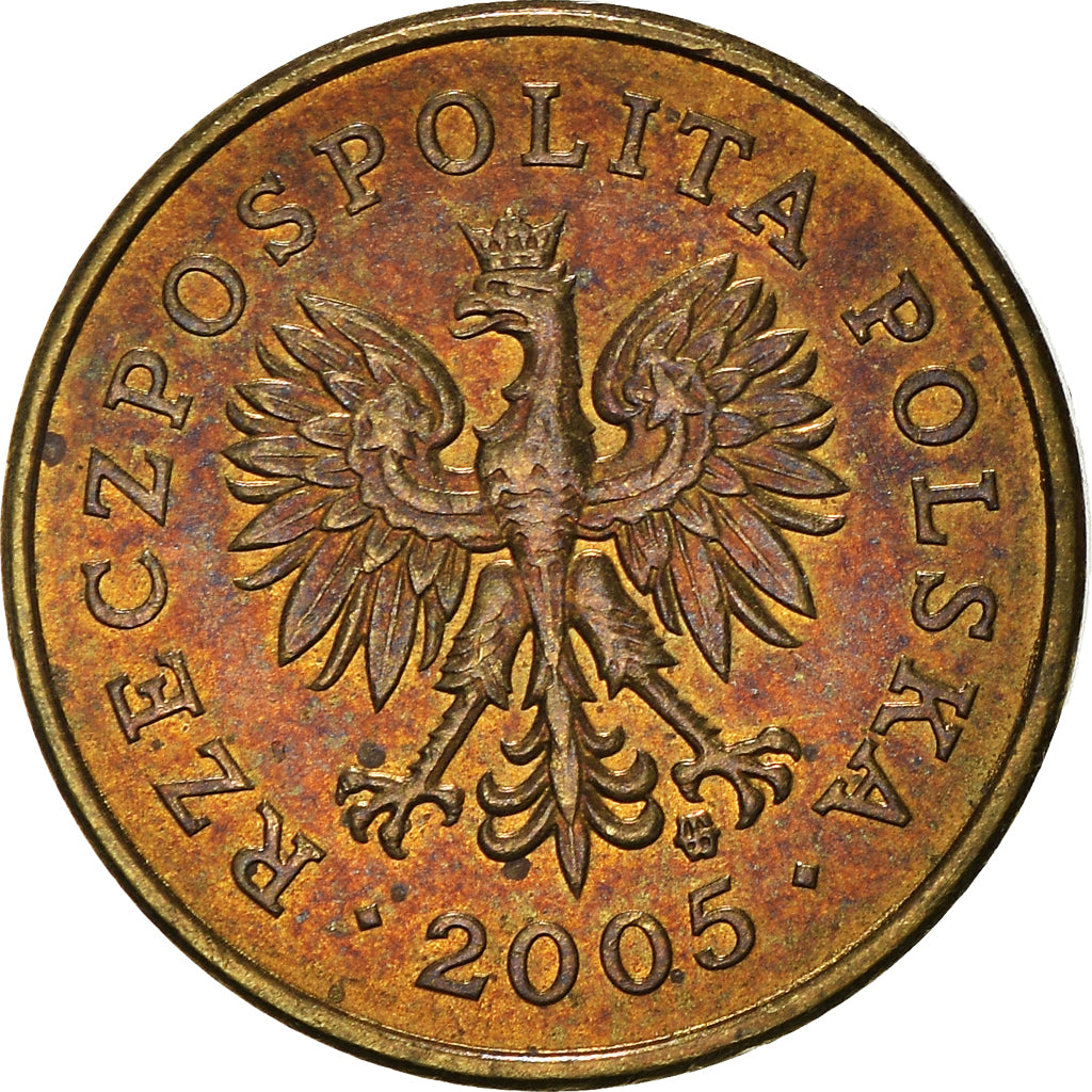 Moneta, Polonia, 2 Grosze, 2005