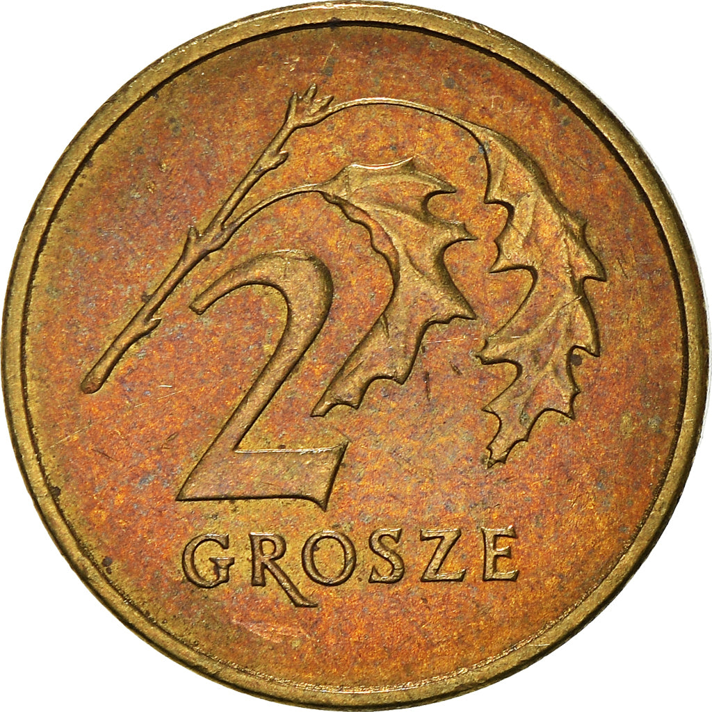 Moneta, Polonia, 2 Grosze, 2005