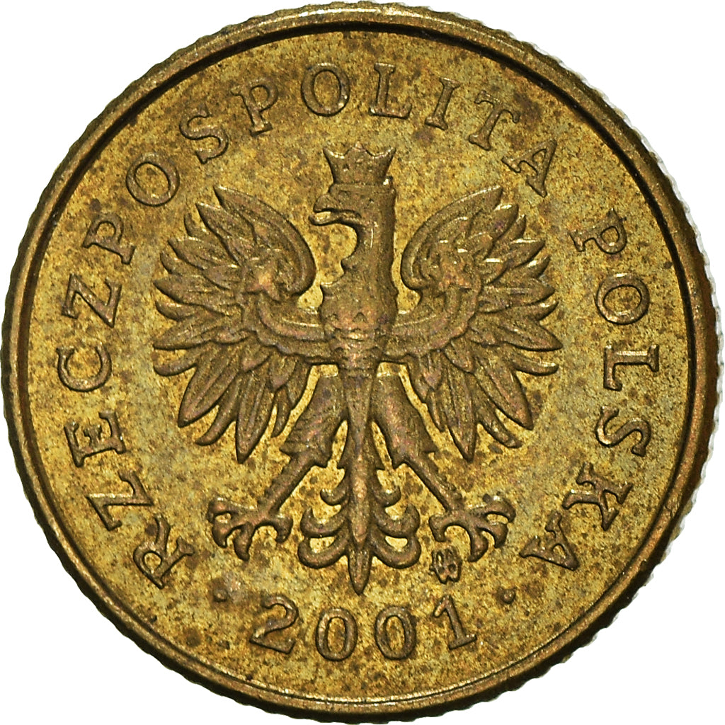Moneta, Polonia, Grosz, 2001