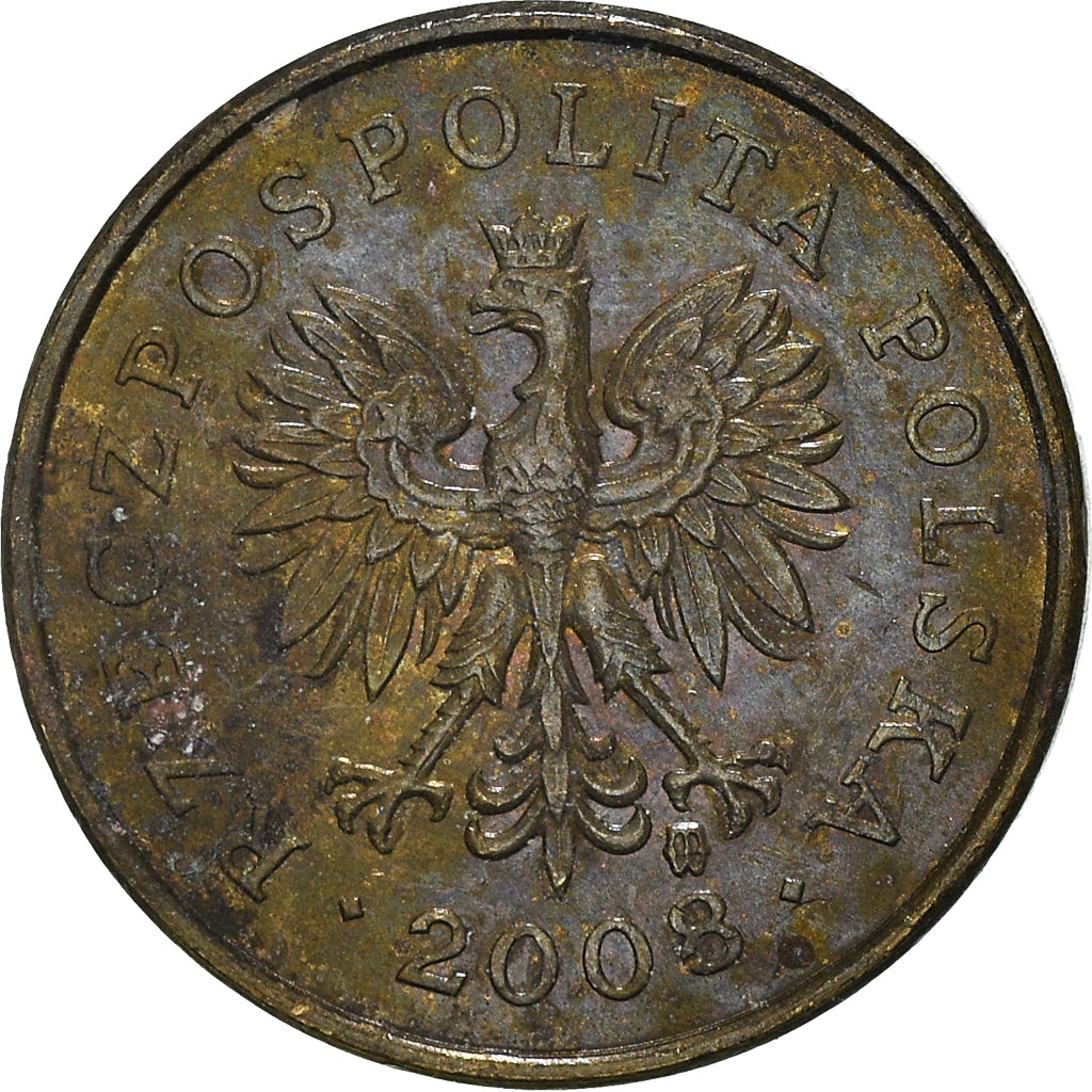 Moneta, Polonia, 2 Grosze, 2008