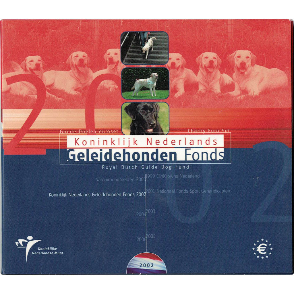 Netherlands, Euro Set of 8 coins, 2002