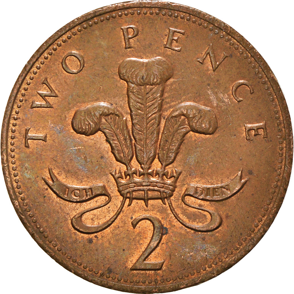 Moeda, Grã-Bretanha, 2 Pence, 1998