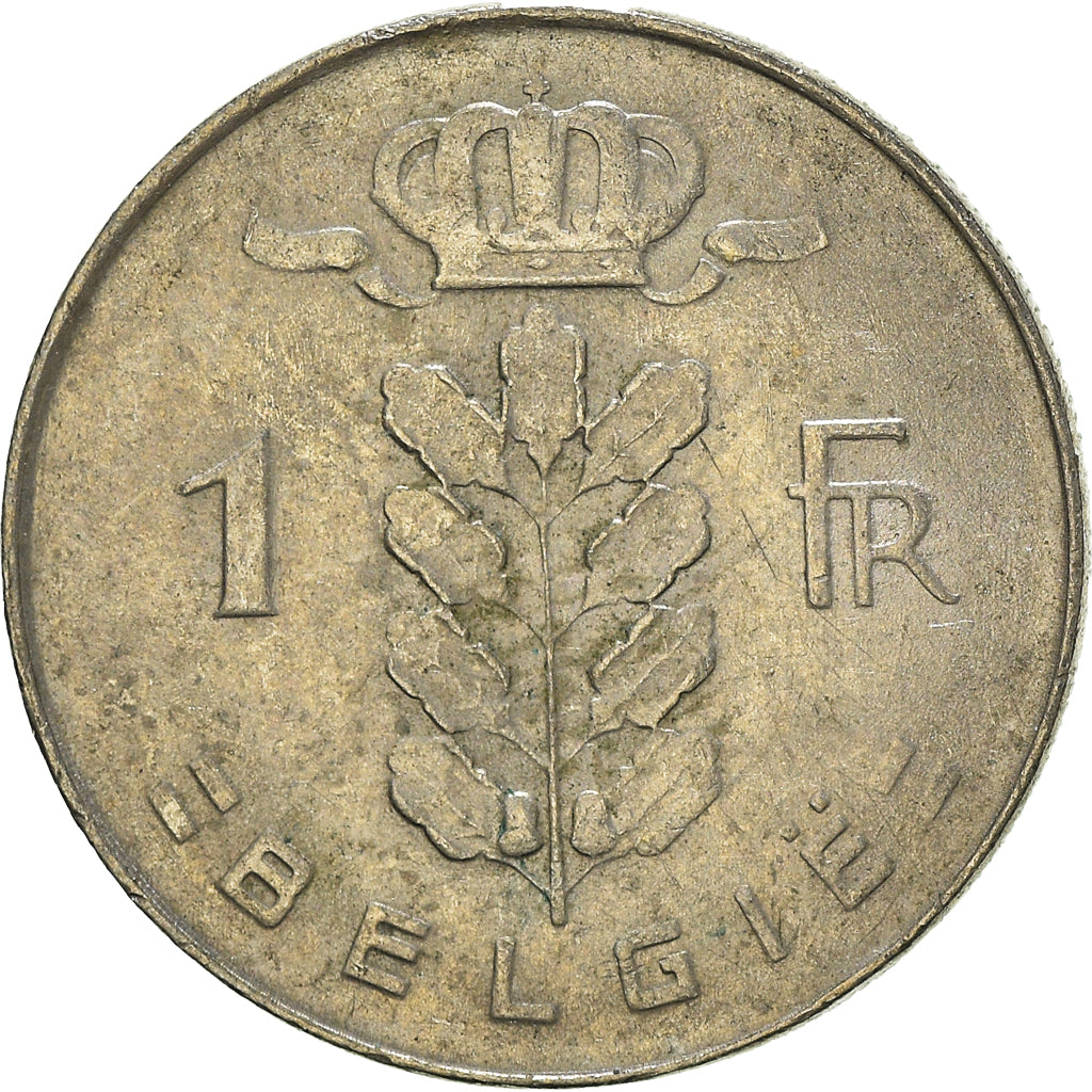 Coin, Belgium, Franc, 1977