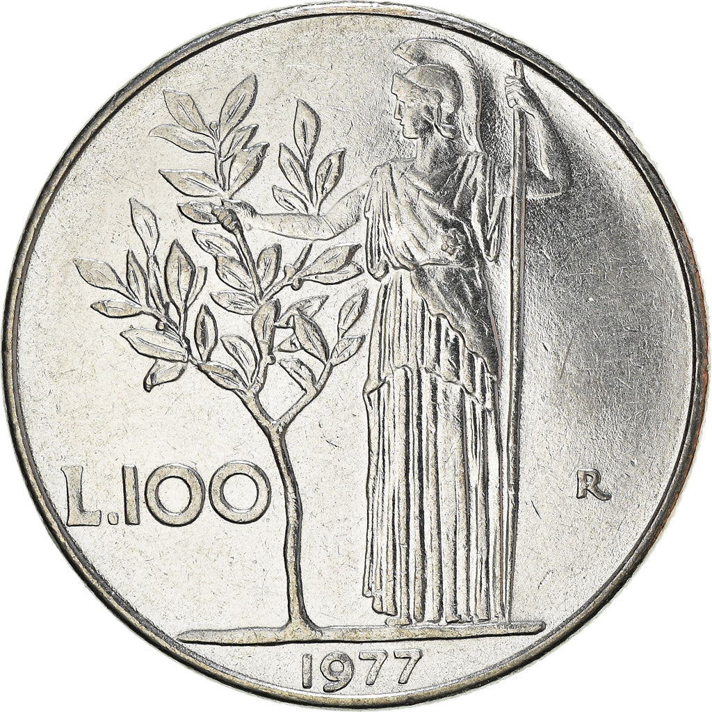 Moneta, Włochy, 100 Lire, 1977