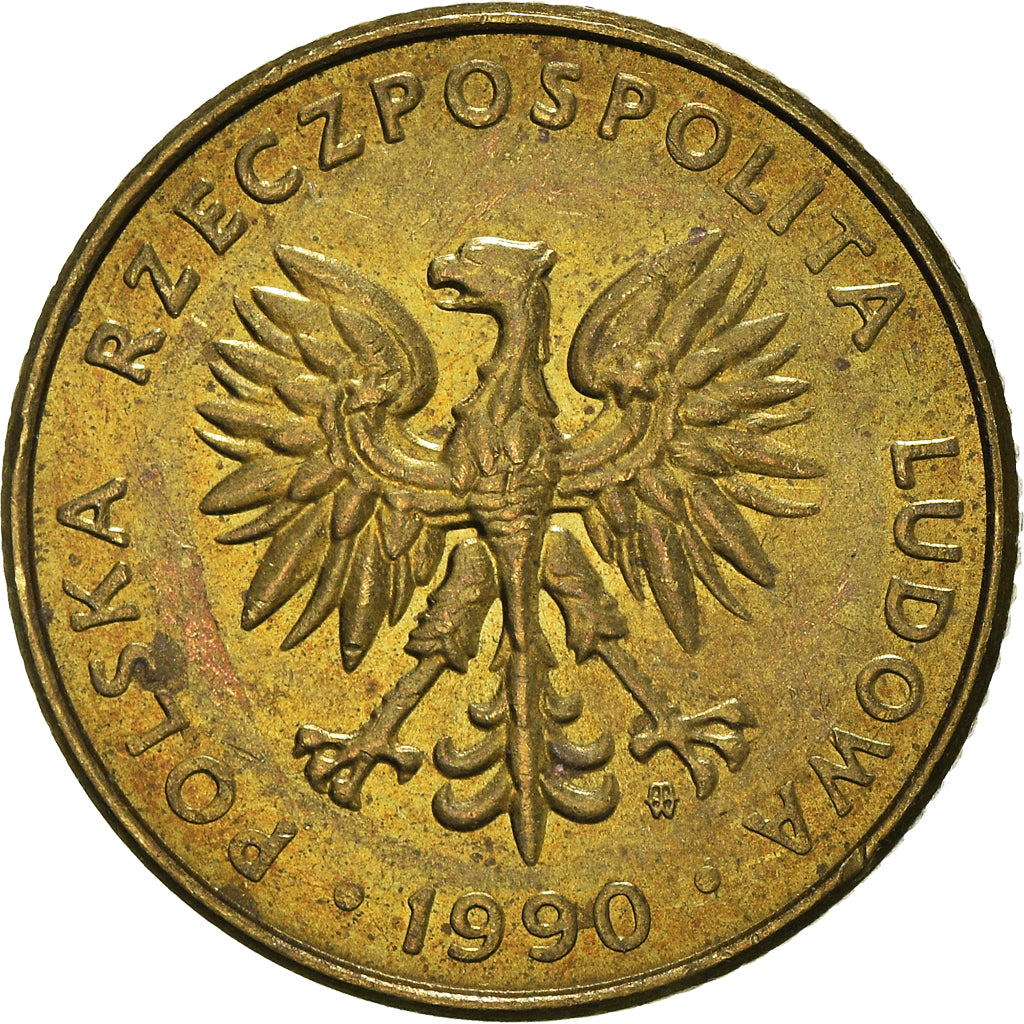 Coin, Poland, 10 Zlotych, 1990