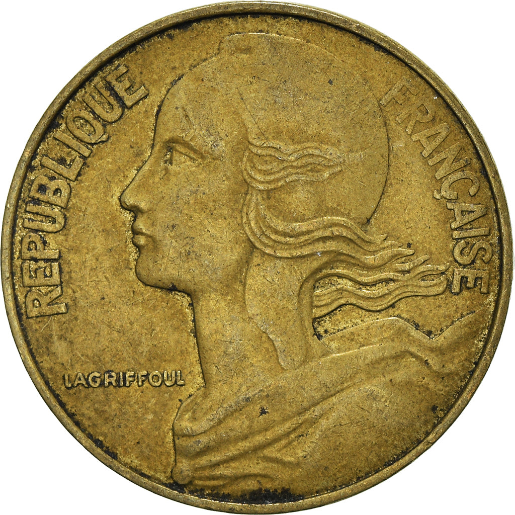 Munten, Frankrijk, 20 Centimes, 1978