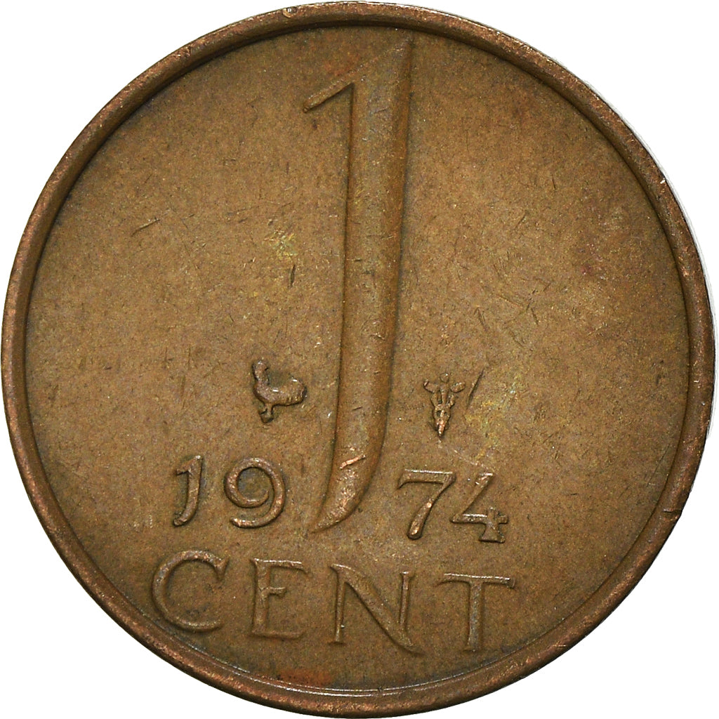 Moneta, Paesi Bassi, Cent, 1974