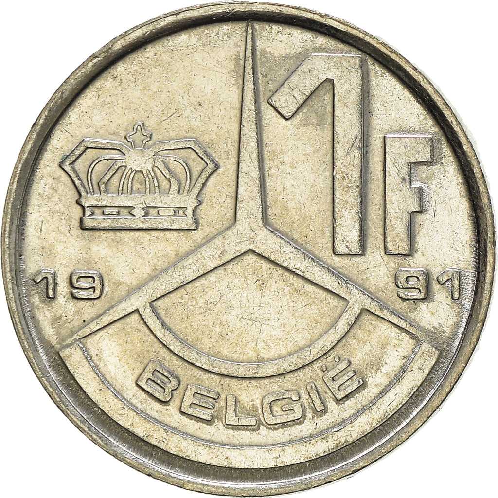 Munten, België, Franc, 1991