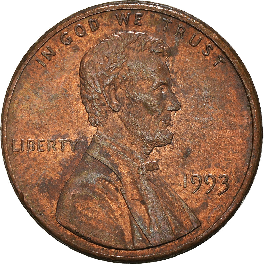 Moneta, Stati Uniti, Cent, 1993