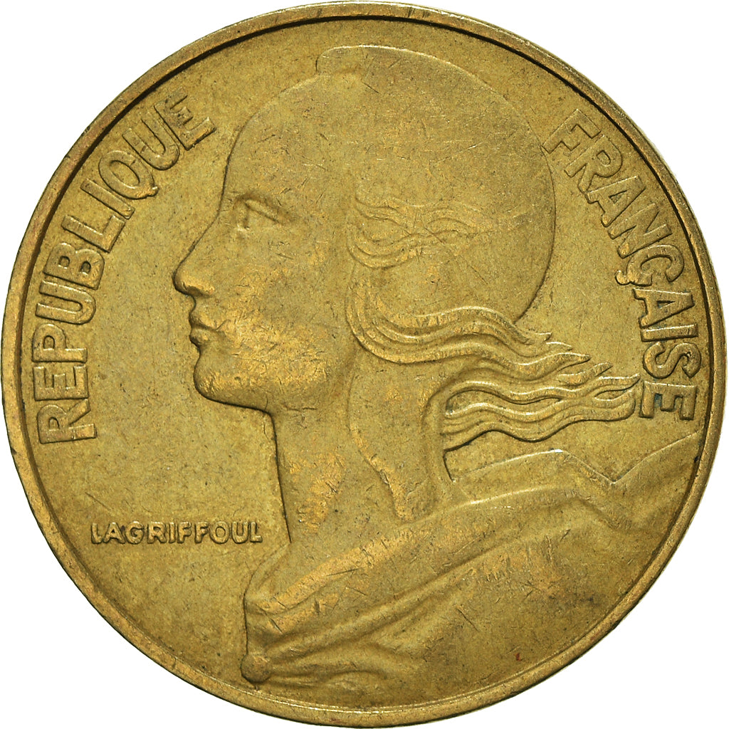 Moneta, Francja, 20 Centimes, 1978