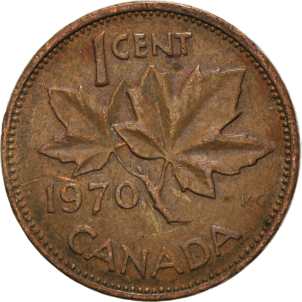 Moneta, Canada, Cent, 1970