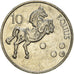 Monnaie, Slovénie, 10 Tolarjev, 2000