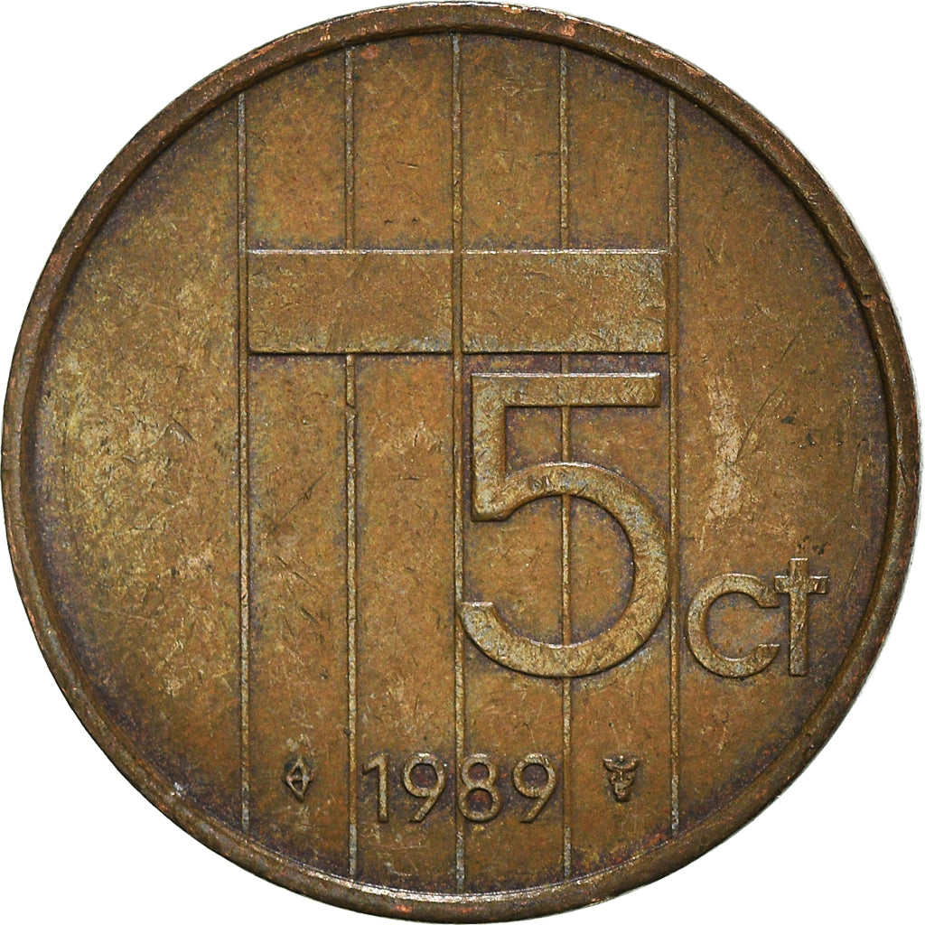Munten, Nederland, 5 Cents, 1989