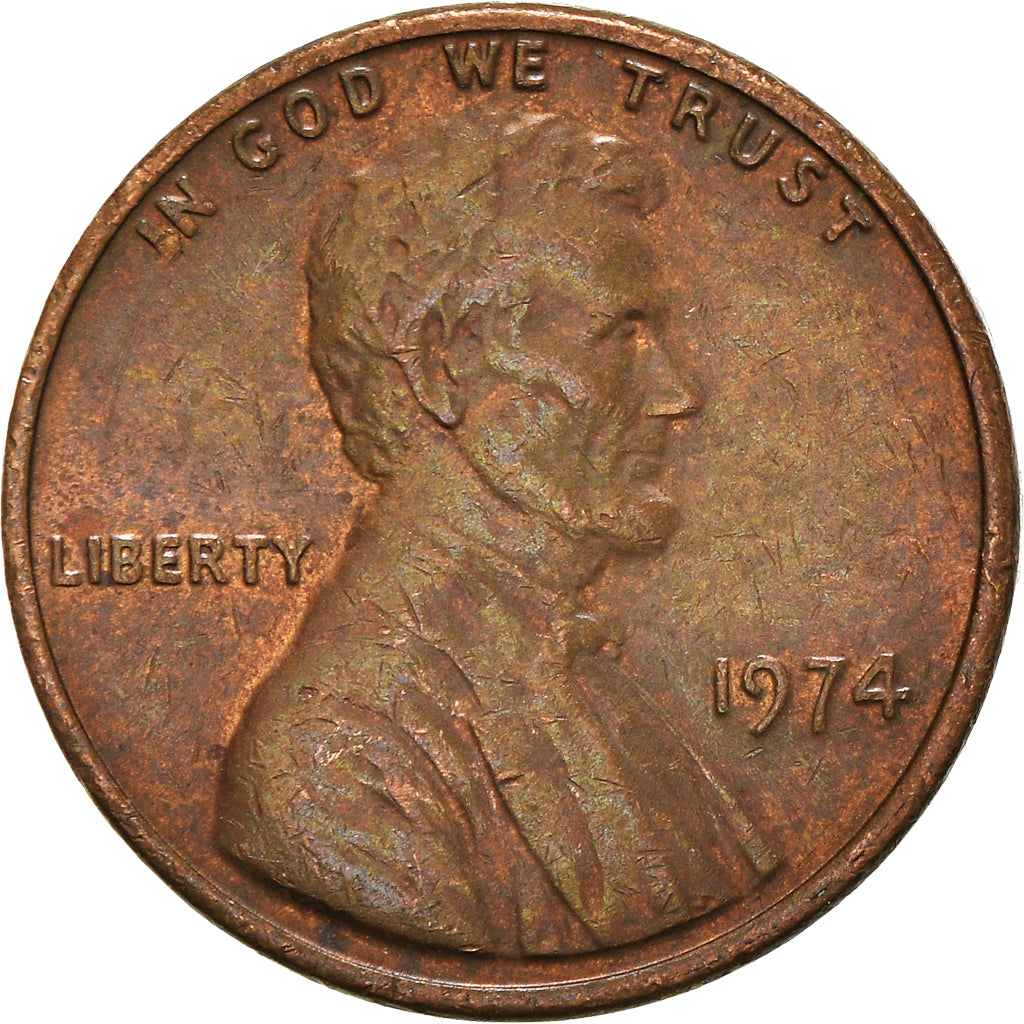 Moneta, USA, Cent, 1974