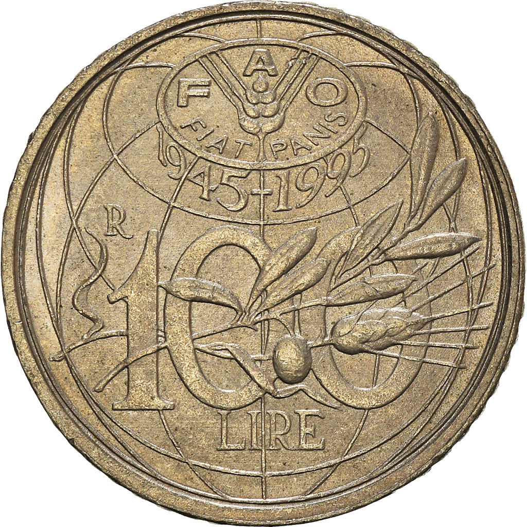 Moneta, Włochy, 100 Lire, 1995