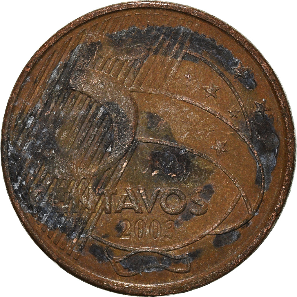 Moneda, Brasil, 5 Centavos, 2003