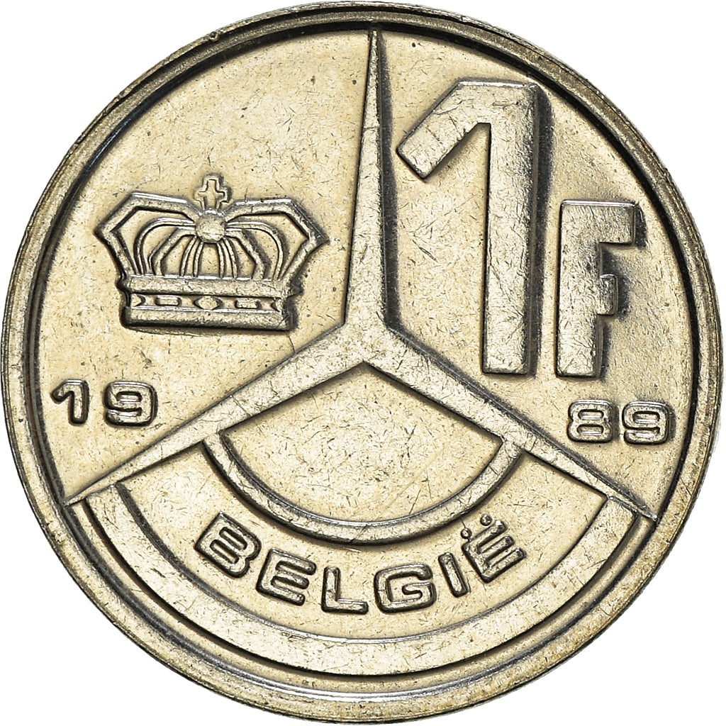 Münze, Belgien, Franc, 1989