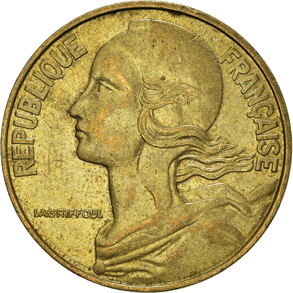 Moeda, França, 20 Centimes, 1983