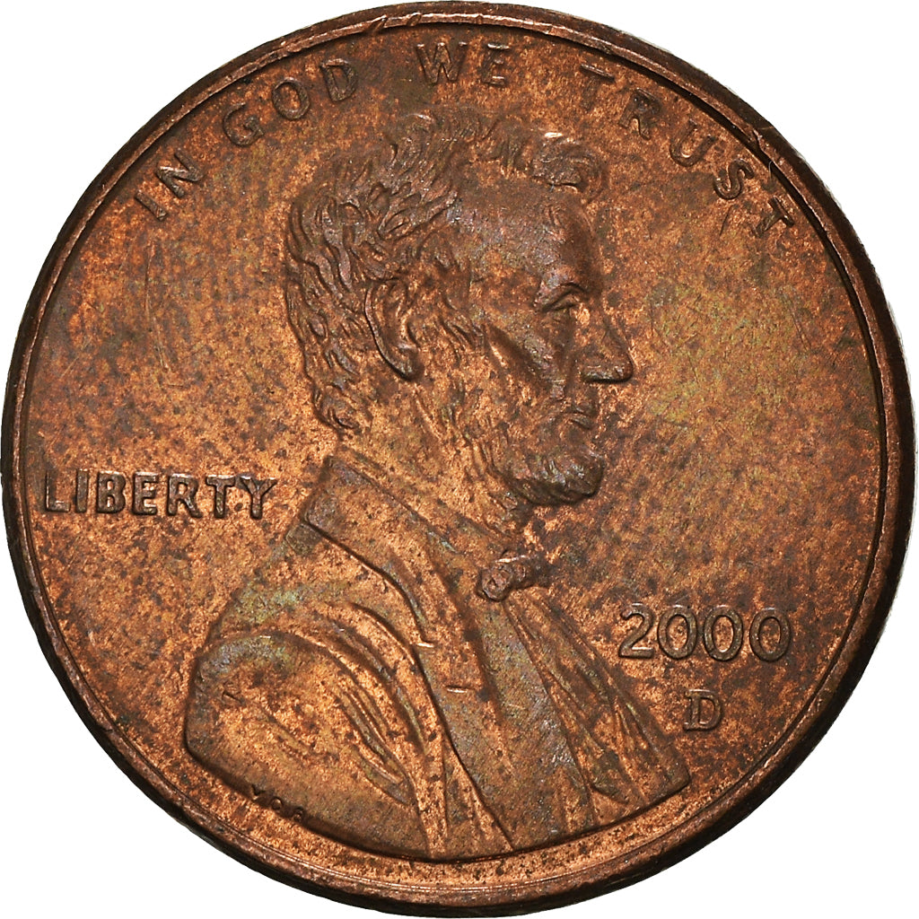 Moneda, Estados Unidos, Cent, 2000