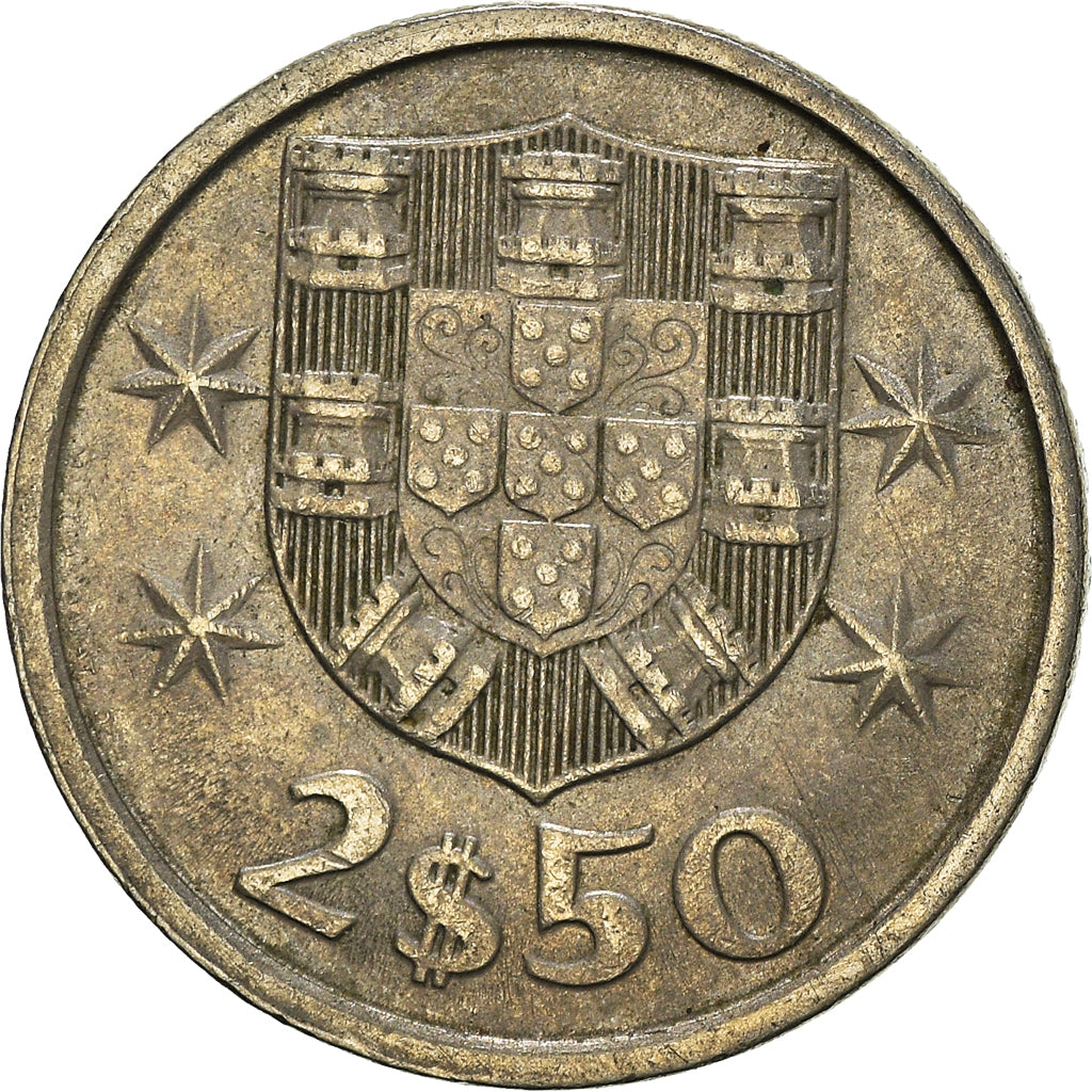 Moneda, Portugal, 2-1/2 Escudos, 1985