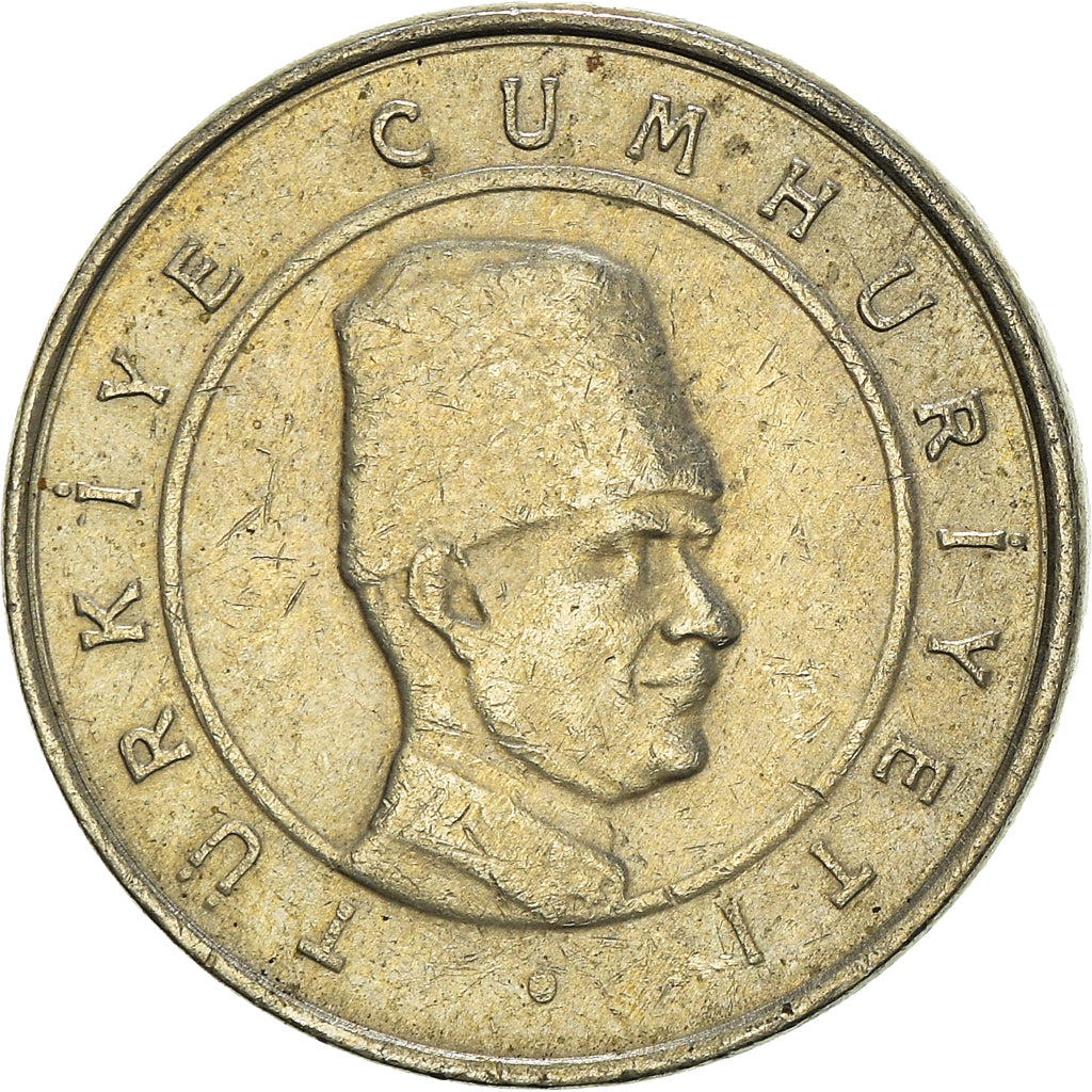 Münze, Türkei, 10 New Kurus, 2005