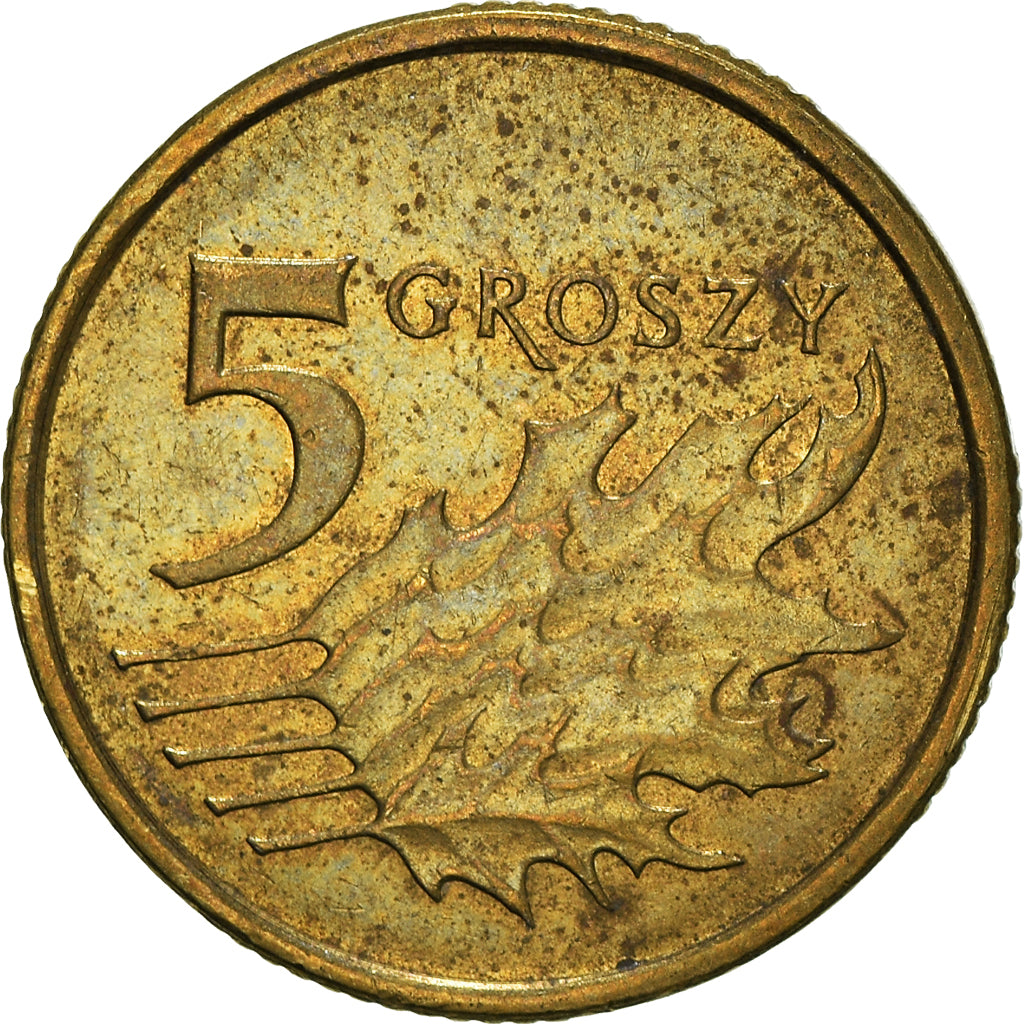 Moneta, Polonia, 5 Groszy, 2013