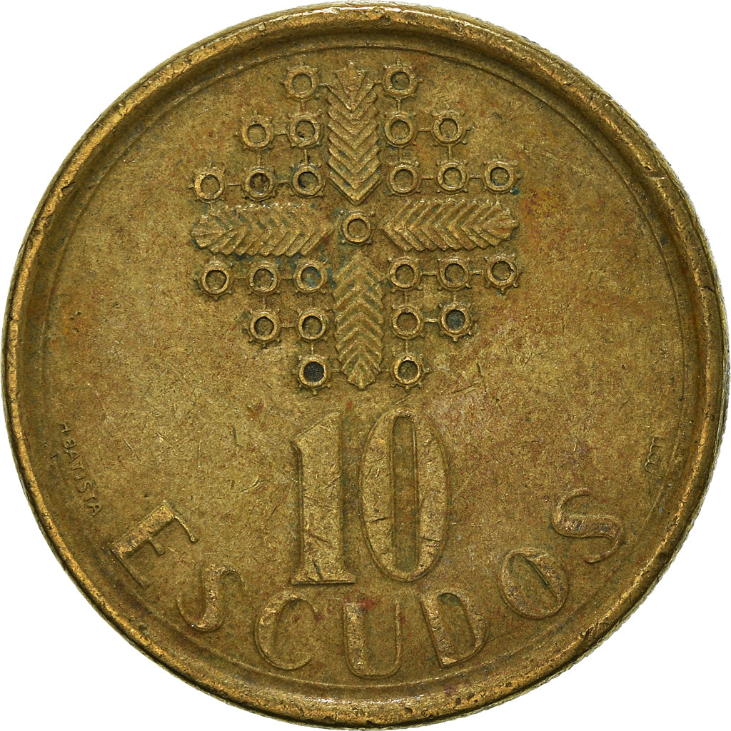 Moneta, Portogallo, 10 Escudos, 1987