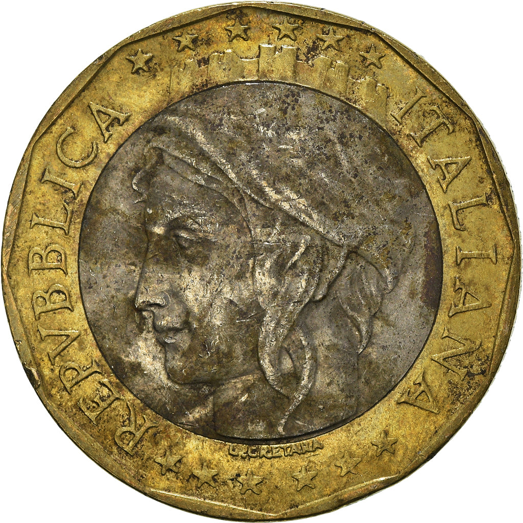 Moneda, Italia, 1000 Lire, 1998