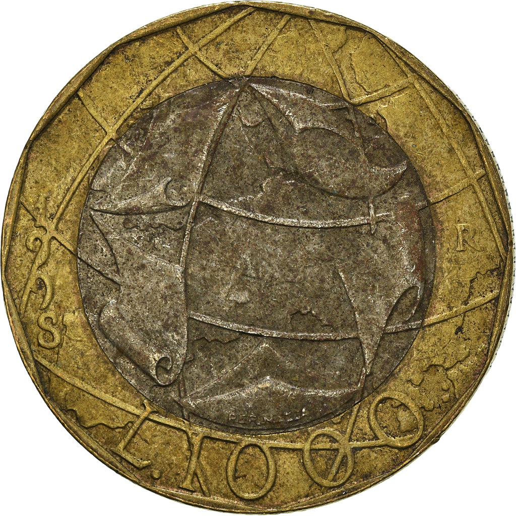 Moneda, Italia, 1000 Lire, 1998