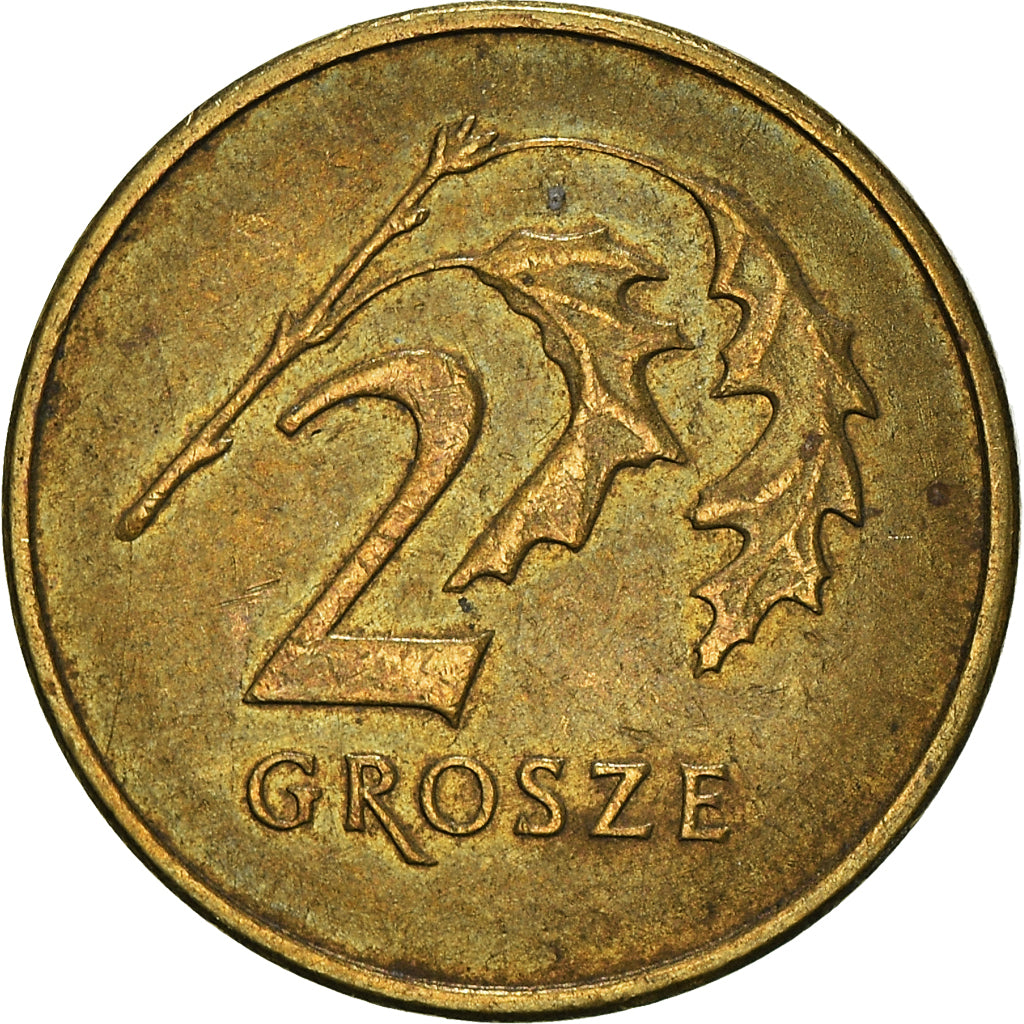 Moneta, Polonia, 2 Grosze, 2009
