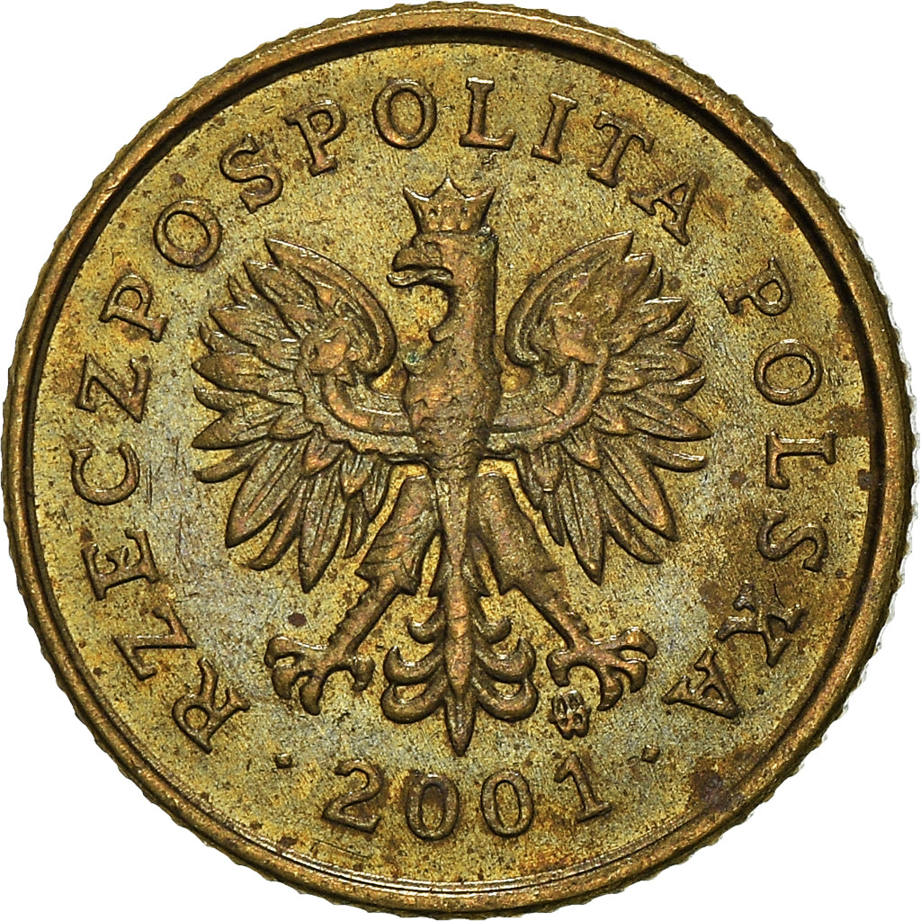 Moneta, Polonia, Grosz, 2001