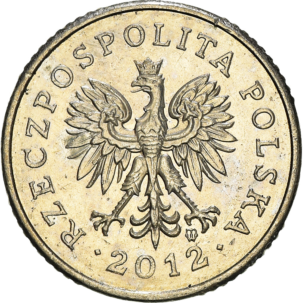 Moneta, Polonia, 10 Groszy, 2012