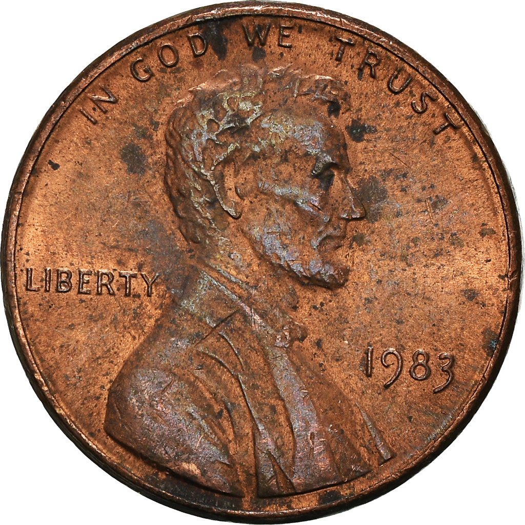 Moneta, Stati Uniti, Cent, 1983