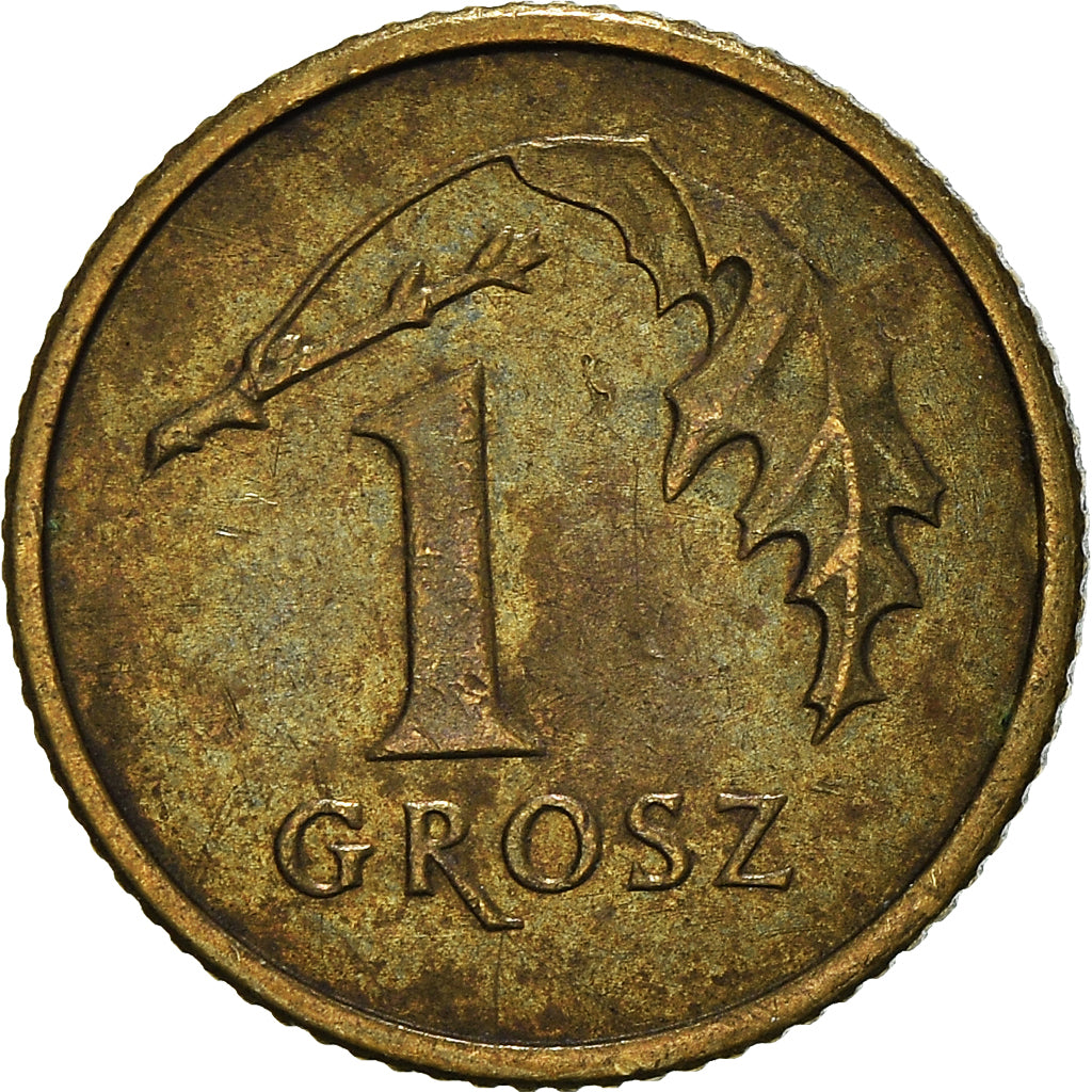 Moneta, Polonia, Grosz, 2002