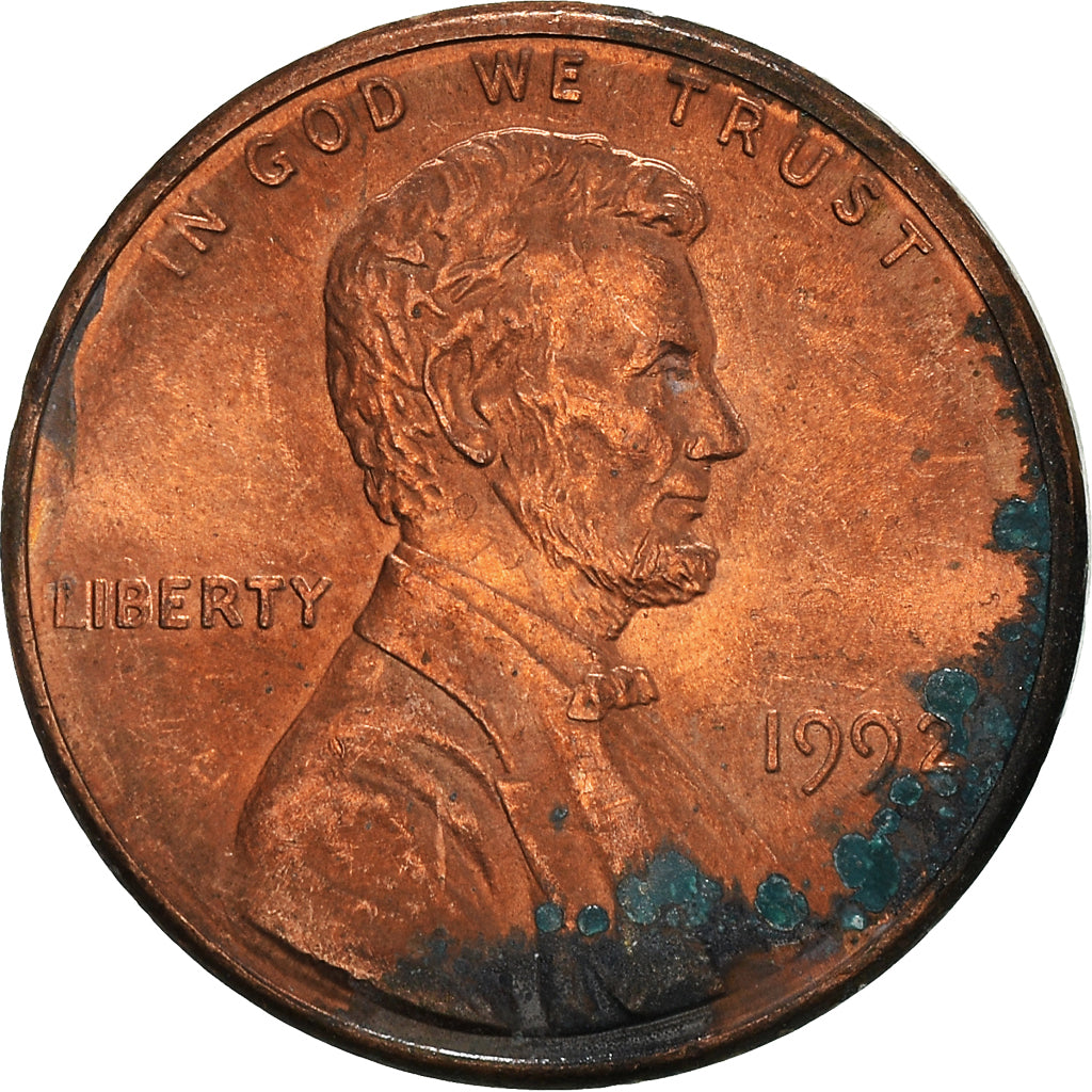 Moneta, Stati Uniti, Cent, 1992