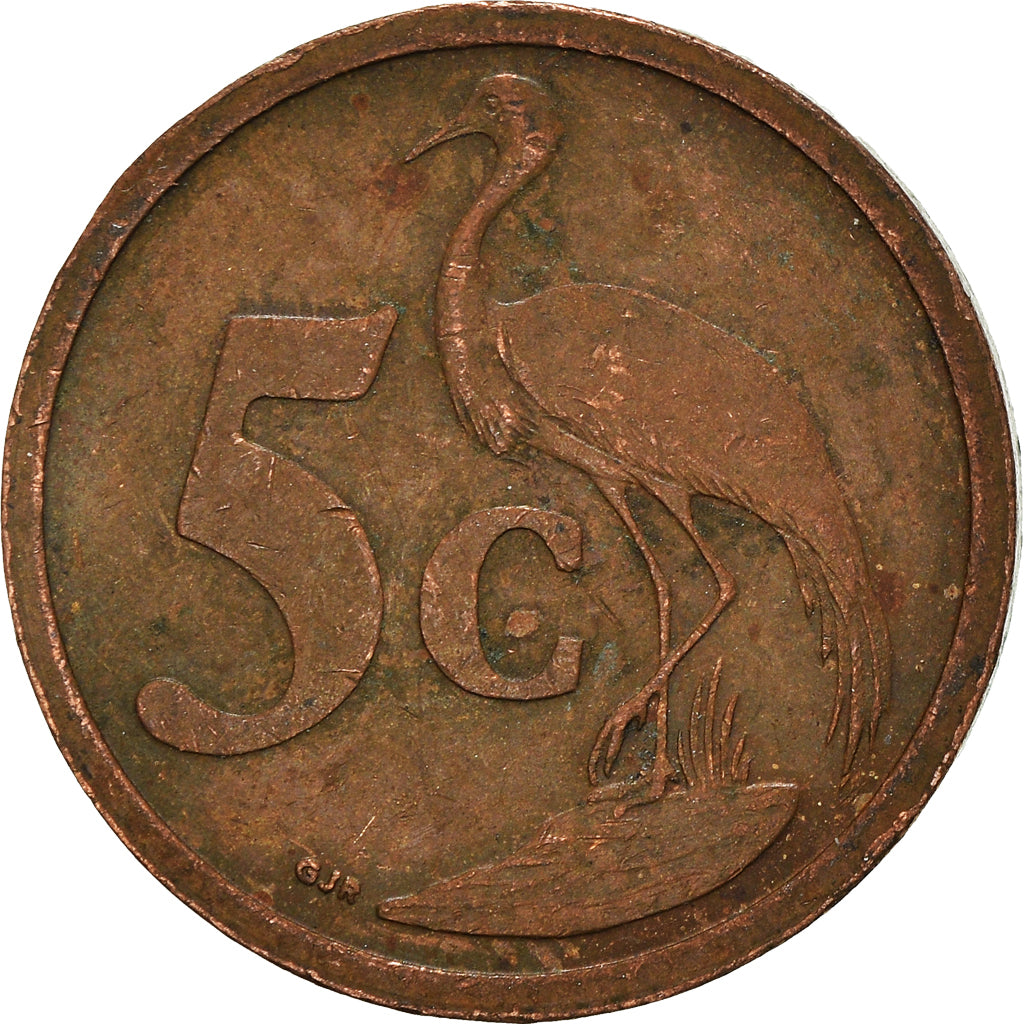 Moneta, Sudafrica, 5 Cents, 2004