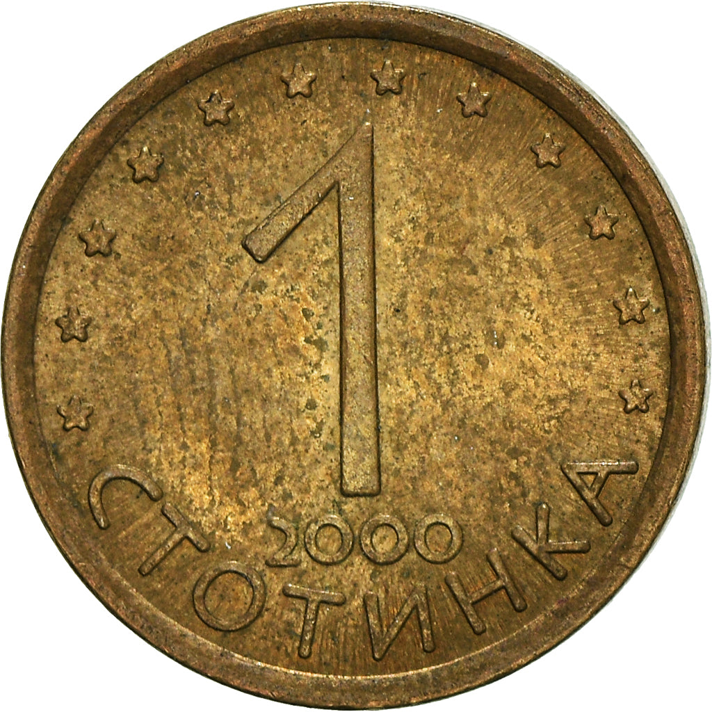 Moeda, Bulgária, Stotinka, 2000
